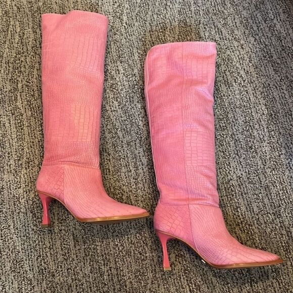 Vicenza Friday Fever Heel Boots US 8 Pink - Picture 9 of 10